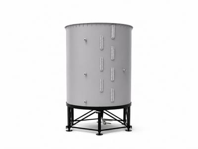MT1-2000L Calibrated Measuring Vessel — class 1 accuracy standard for tank truck verification and tank calibration, Gerkon Ukraine